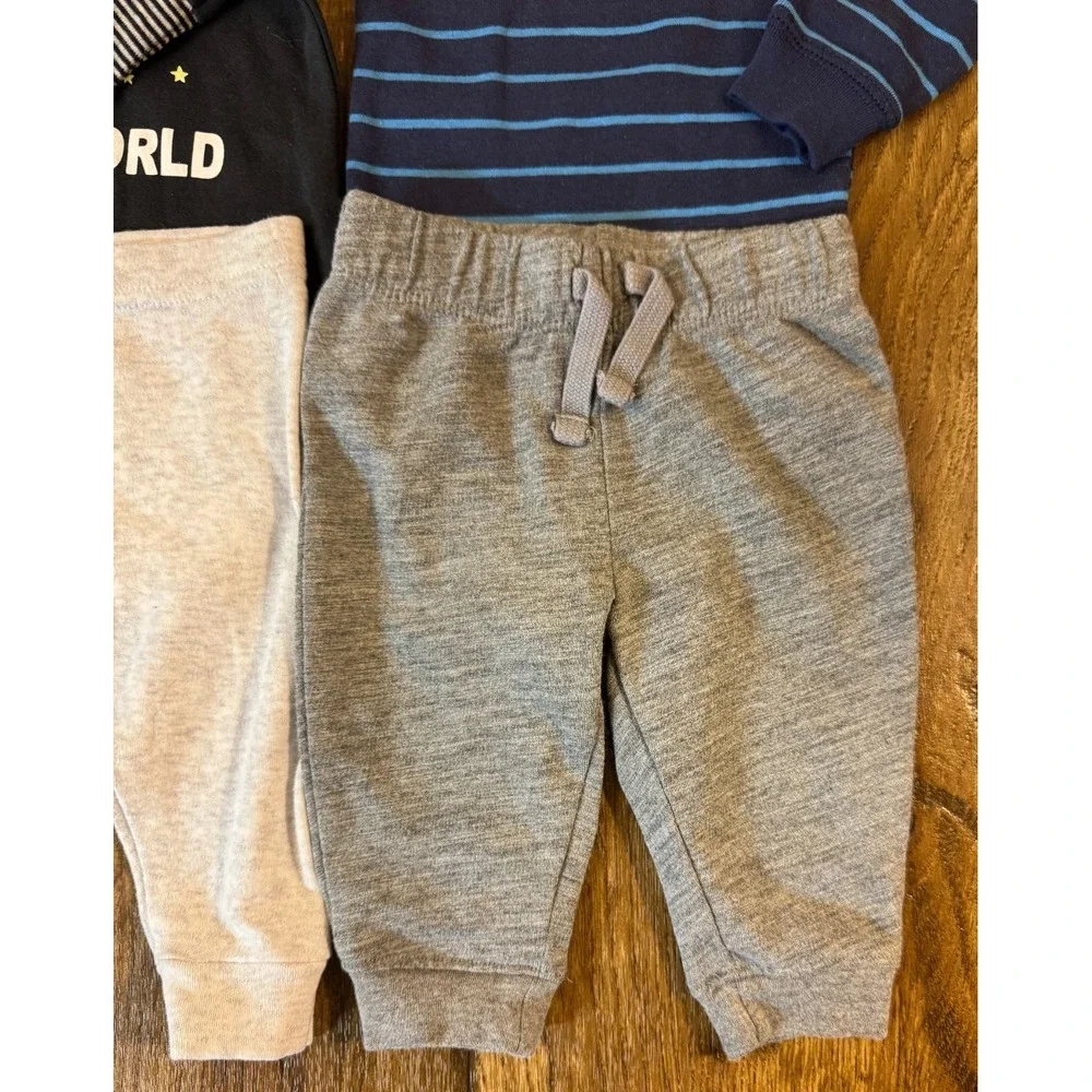 Baby Boy 3 Months Outfits Pants Long Sleeved Bodysuits‎ Shirts Lot Rocket Mommy